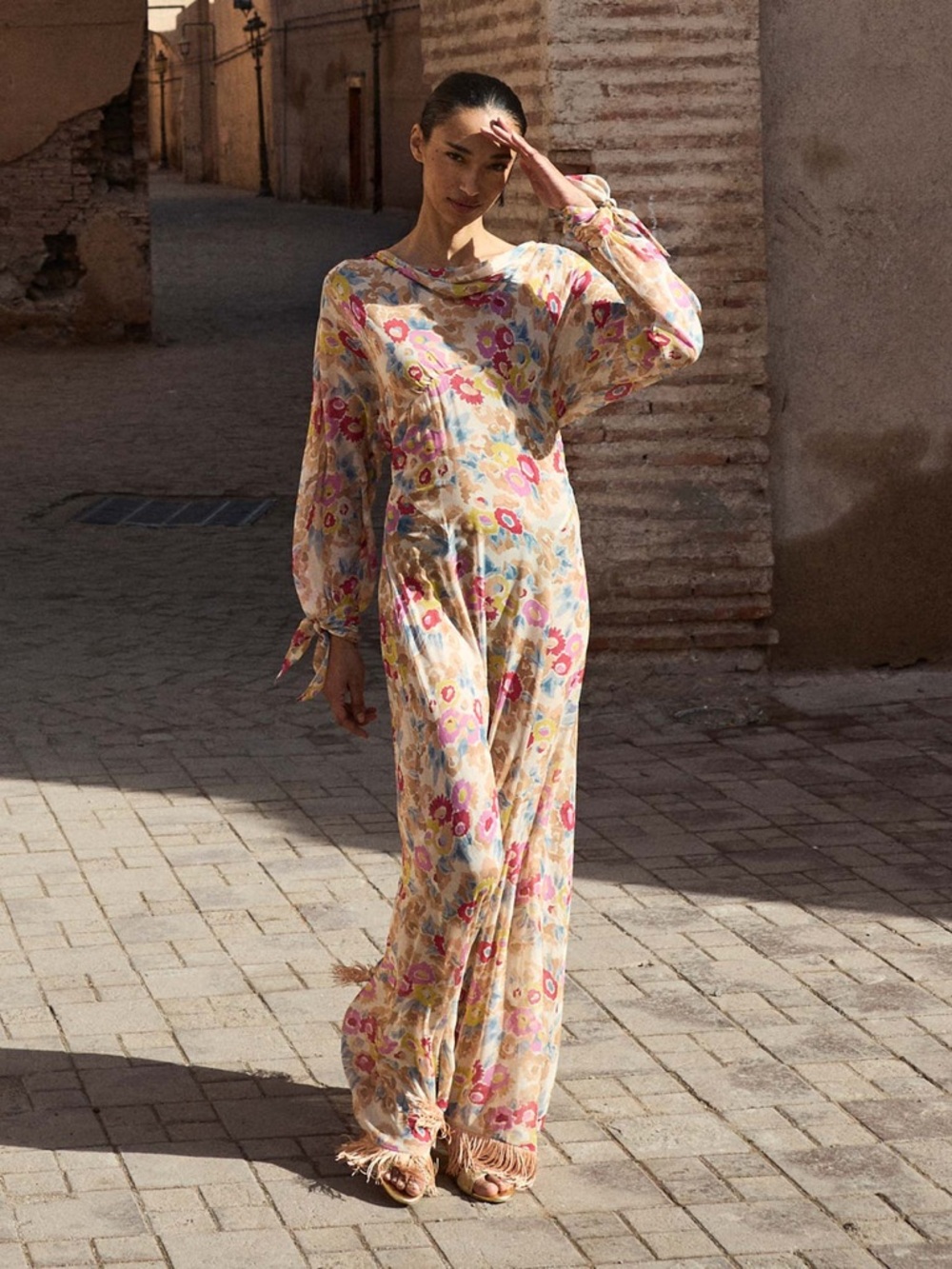 NWOT Doen OPHELIA DRESS -- JARDIN DE CAMELIAS - Picture 3 of 6